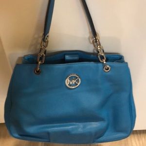 Michael Kors blue purse